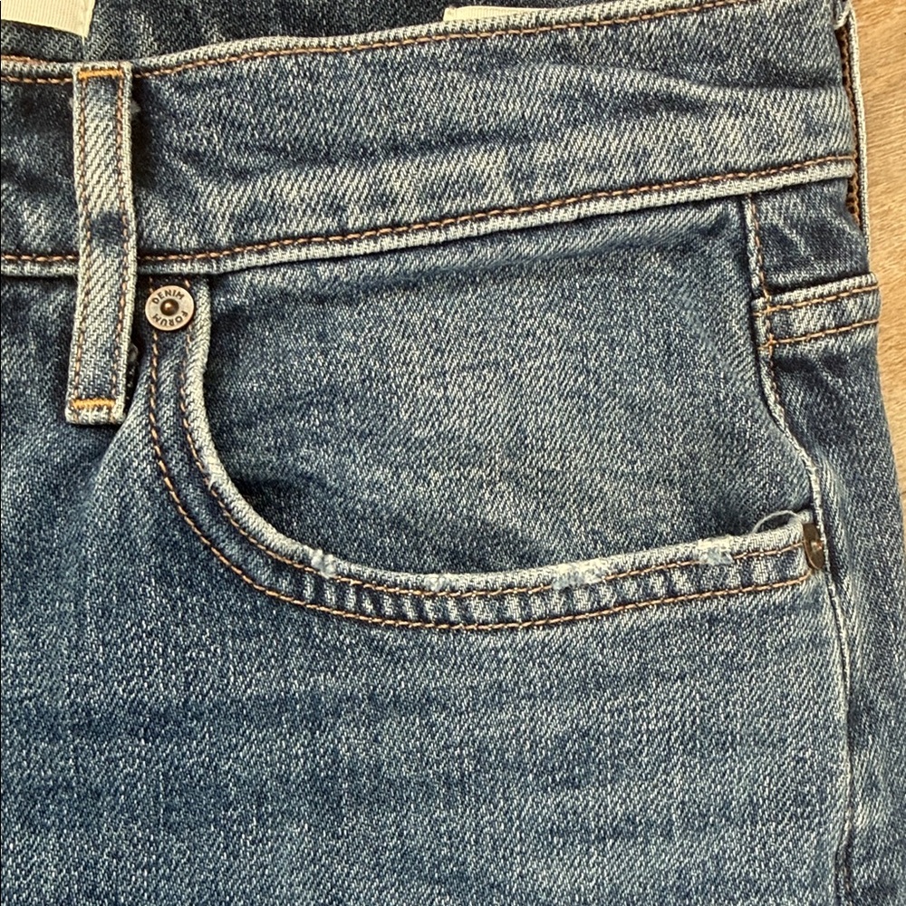 Denim Forum Arlo High Rise Straight Jean Size 28 - Picture 5 of 10